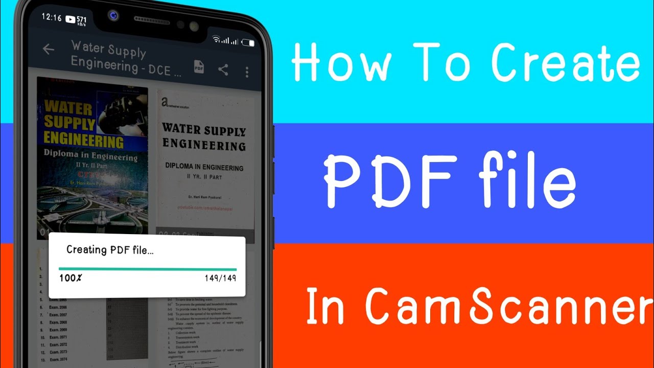 How To Make PDF Of Any Documents With Mobile ? || Smart Help Nepal