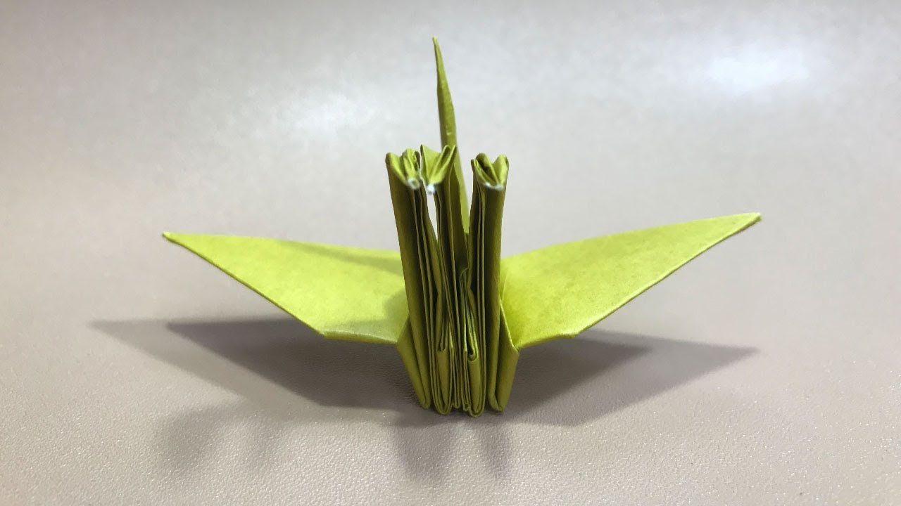 3つ首のツル How to make a three headed crane.