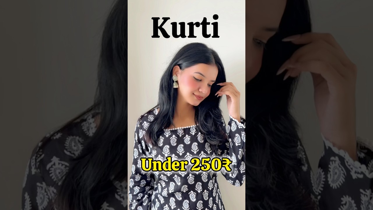 Short Kurti Haul 💕 | Latest Stylish Kurtis 2025 | Budget Friendly Fashion #shorts #meeshohaul #fypシ