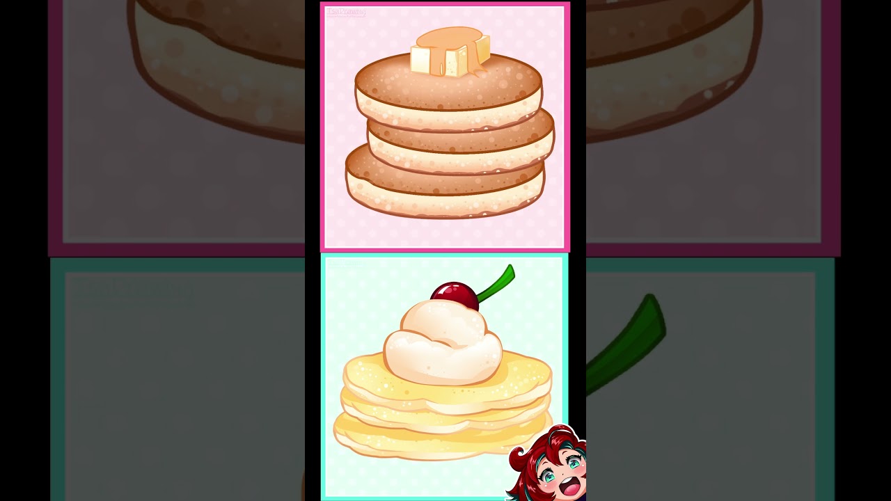 CSP Speedpainting❤️ Icons Pancakes [#art #drawing #clipstudiopaint  #timelapse #digitalart #anime]