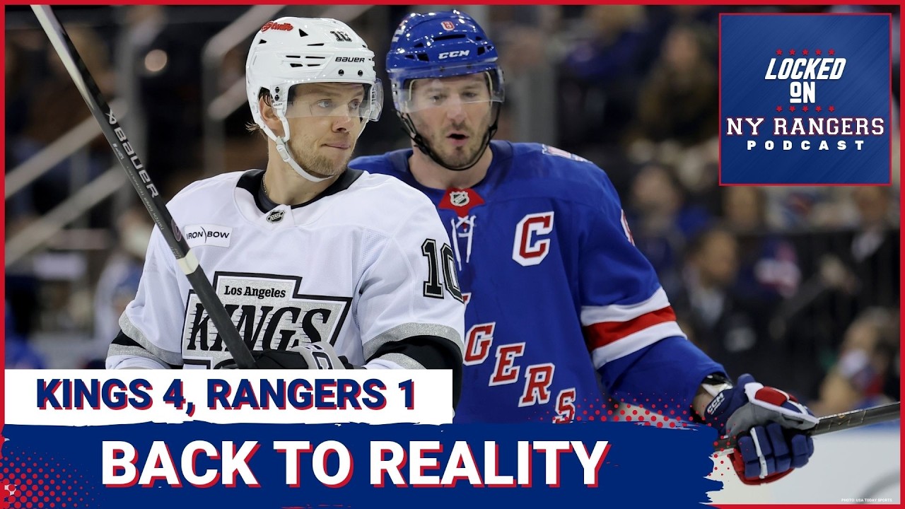 BRUTAL: Rangers FALL APART in second period, lose 4-1 to the Kings during Artemi Panarin’s return!