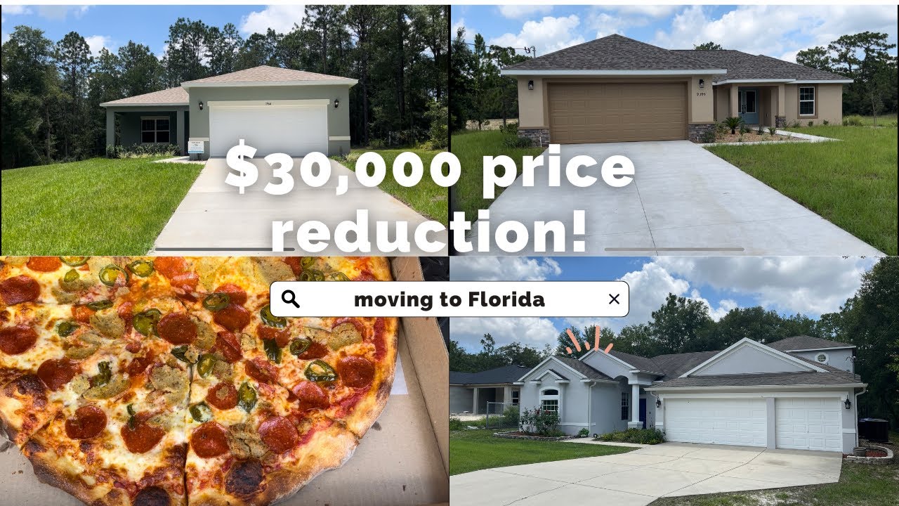 Inside 3 Florida Homes for Sale in Citrus Springs from the $300,000's to $400,000's PLUS... Pizza??