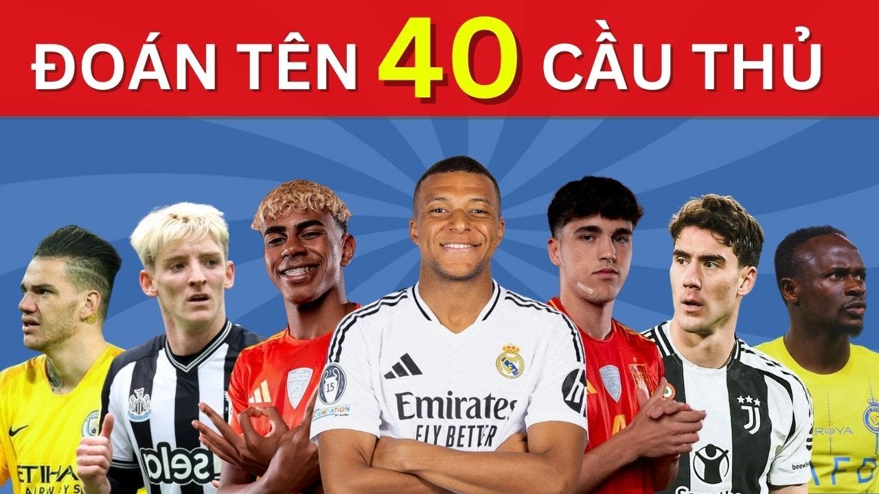 Đoán tên 40 cầu thủ bóng đá trong 3 giây từ dễ đến khó (Phần 2) | Câu đố bóng đá 2025