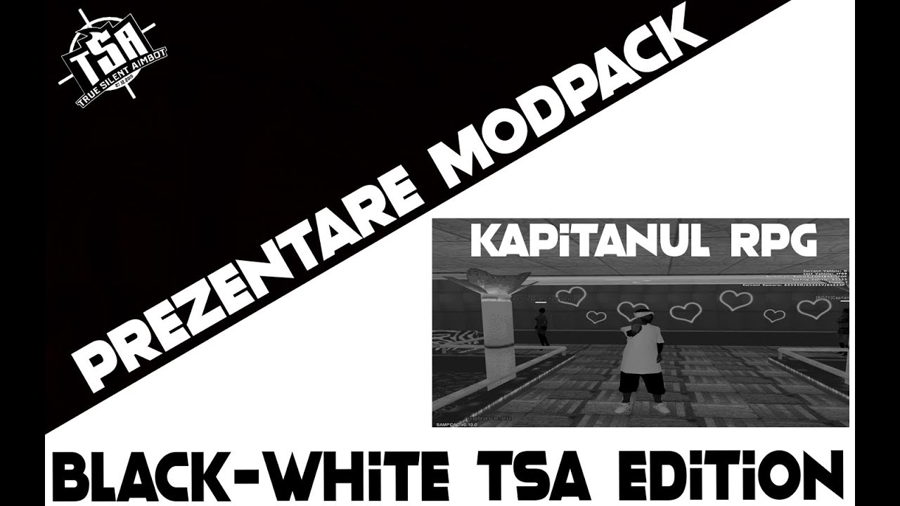 ♚MODPACK BLACK-WHiTE | 200 subs | TSA EDiTION♚