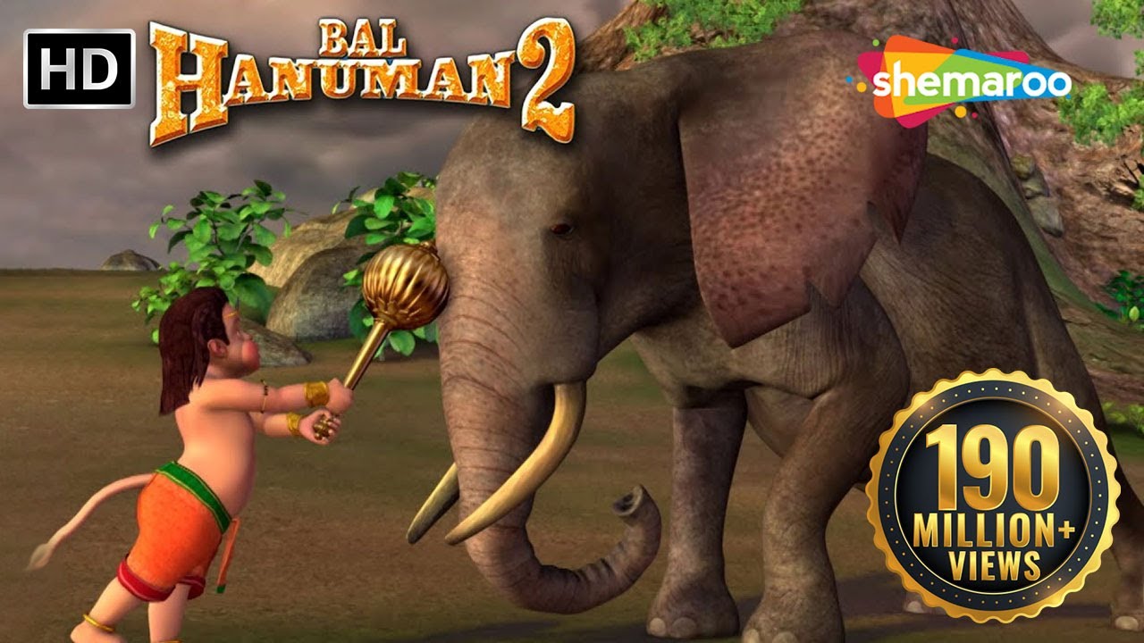Popular Animated Movie - Bal Hanuman 2 - Bal Hanuman Vs The Elephants