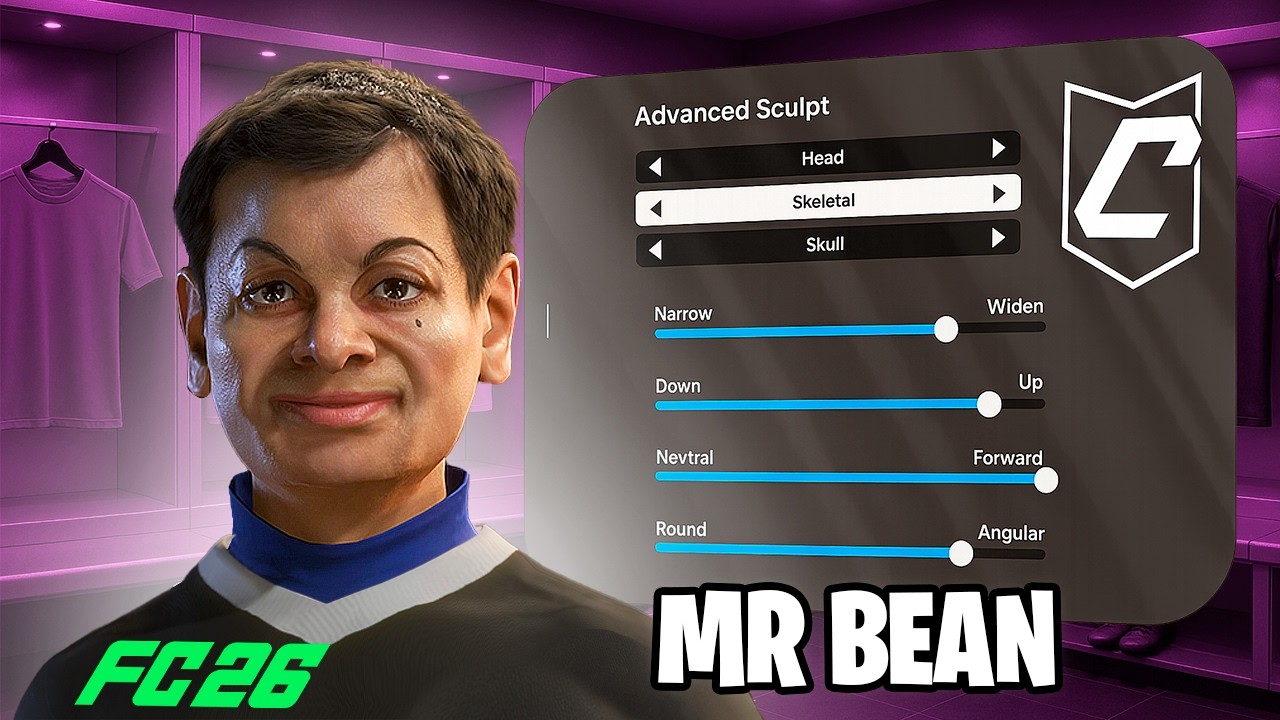 ¡QUEDÓ IGUALITO! 😂 Face de MR. BEAN en EA FC 26 (Clubes Pro)
