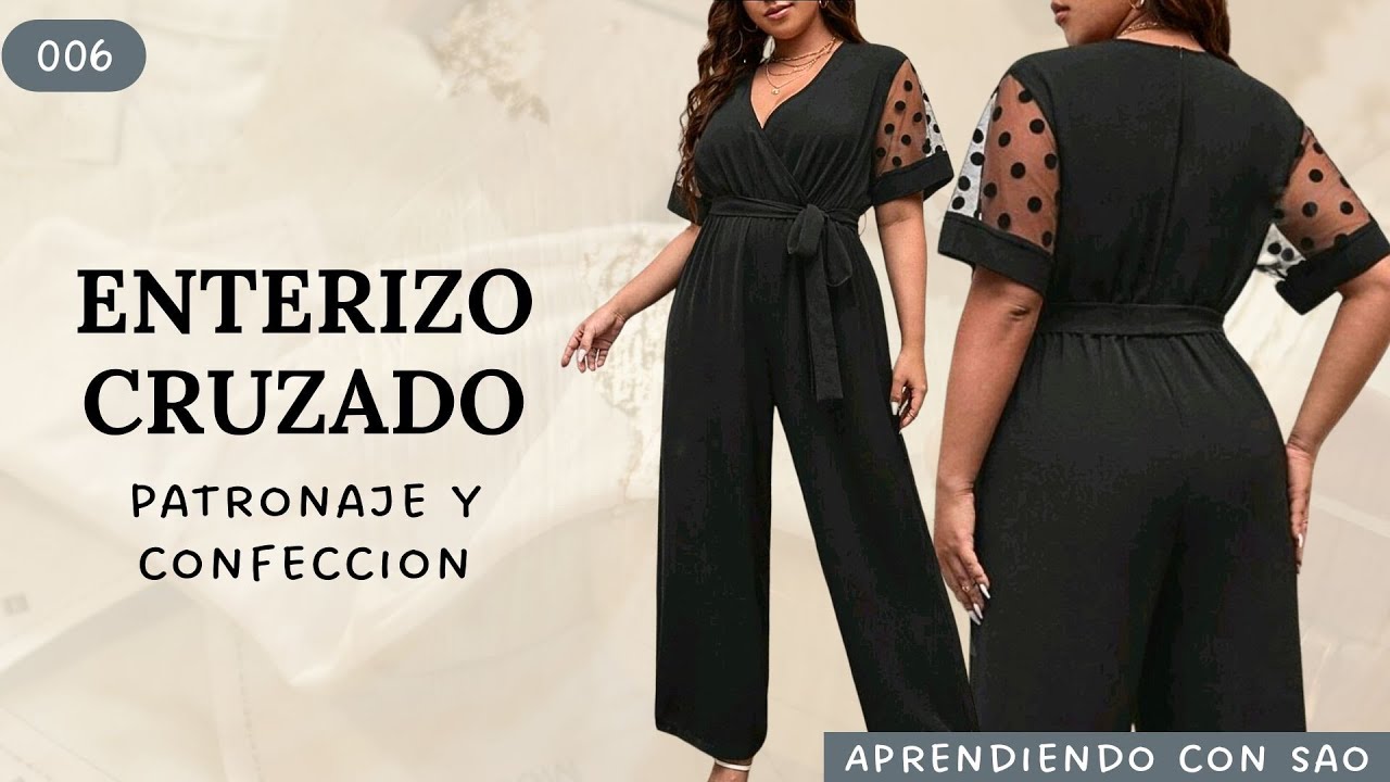 Como Hacer ENTERIZO // Patronaje, Corte y Confeccion