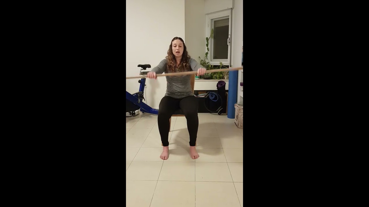 התעמלות על כסא עם מקל I עתליה צור