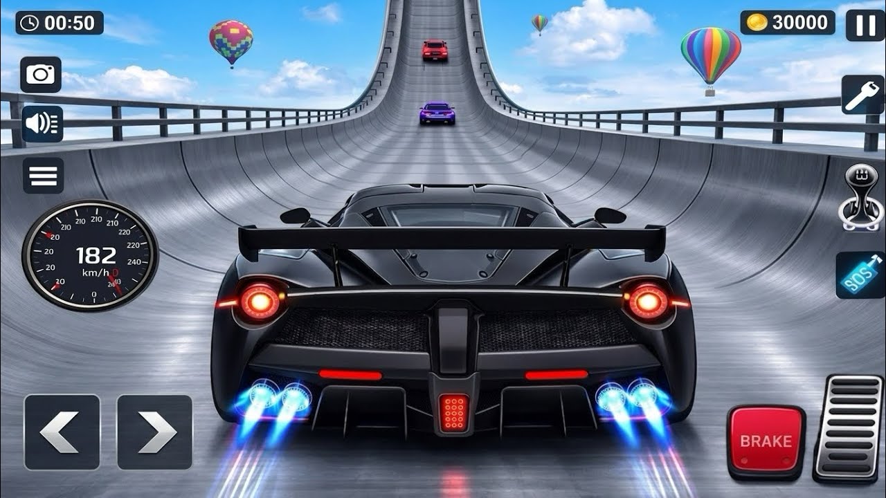 CAR STUNTS RAMP FULL GAMEPLAY🤯|| Gt Car Stunt 🔥Spiderman $99999.00 PART-03