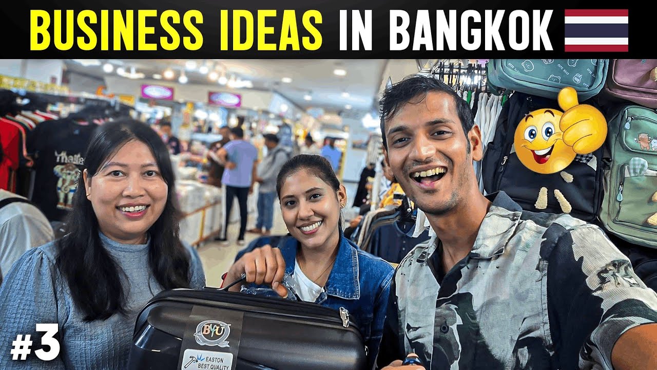 INDIAN in Bangkok Markets || How to start a Luggage Business?