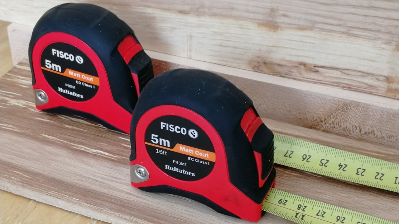 5 meter Fisco tape measures overview