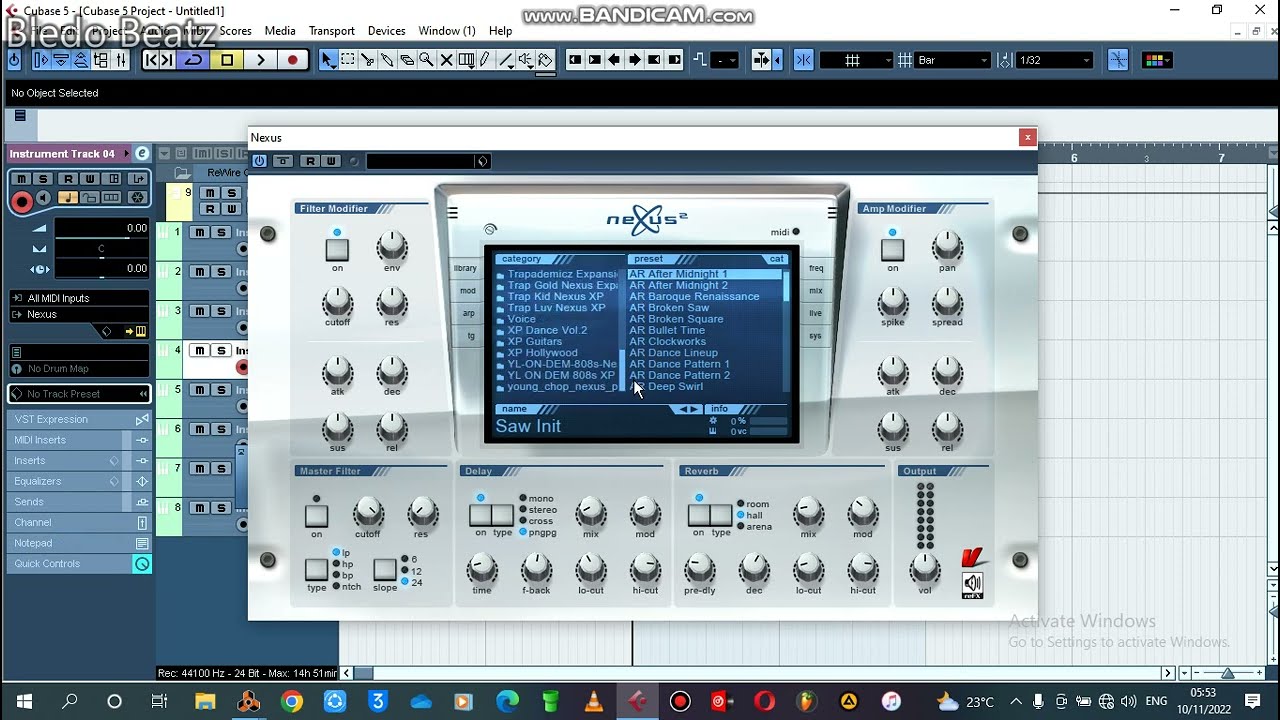 How To Make a Zim Dancehall Beat in Cubase 5 using Rewire Part 1