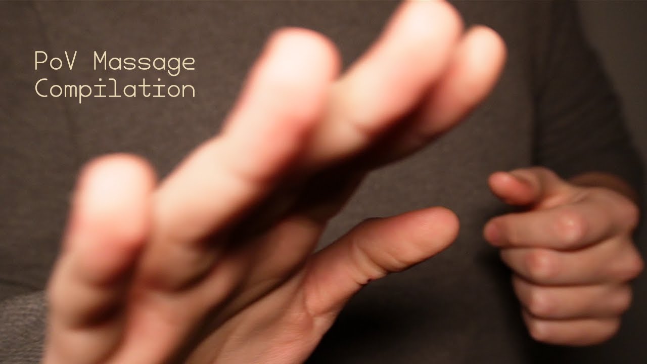 ASMR PoV Massage Compilation (Layered, Hand Sounds, Rain, Visuals)