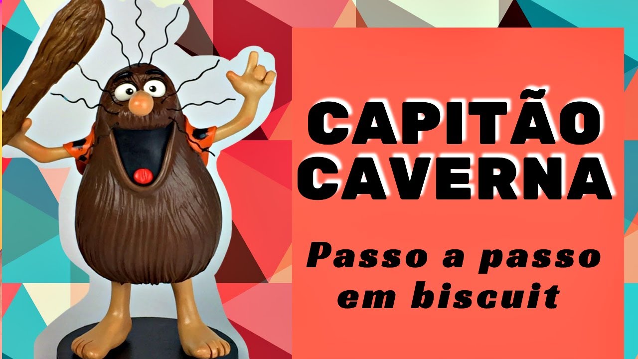 CAPITÃO CAVERNA- PASSO A PASSO COMPLETO EM BISCUIT