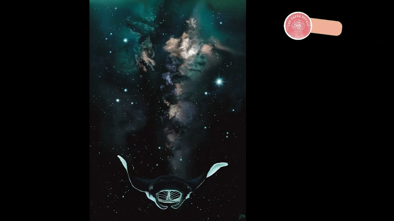 Drawing | Forward ft  Manta Ray,  space, Clouds
