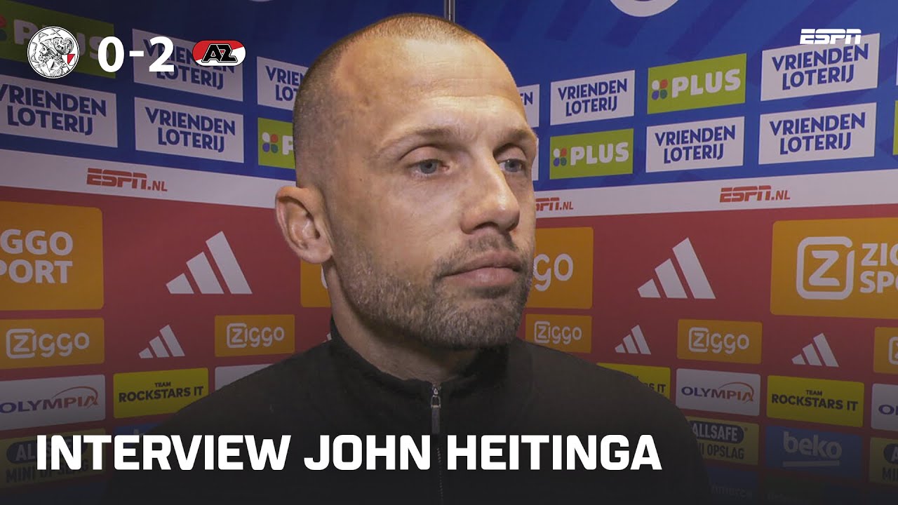 John Heitinga: &rdquo;We starten goed, maar na een tegenslag zie je hoe broos het nog is