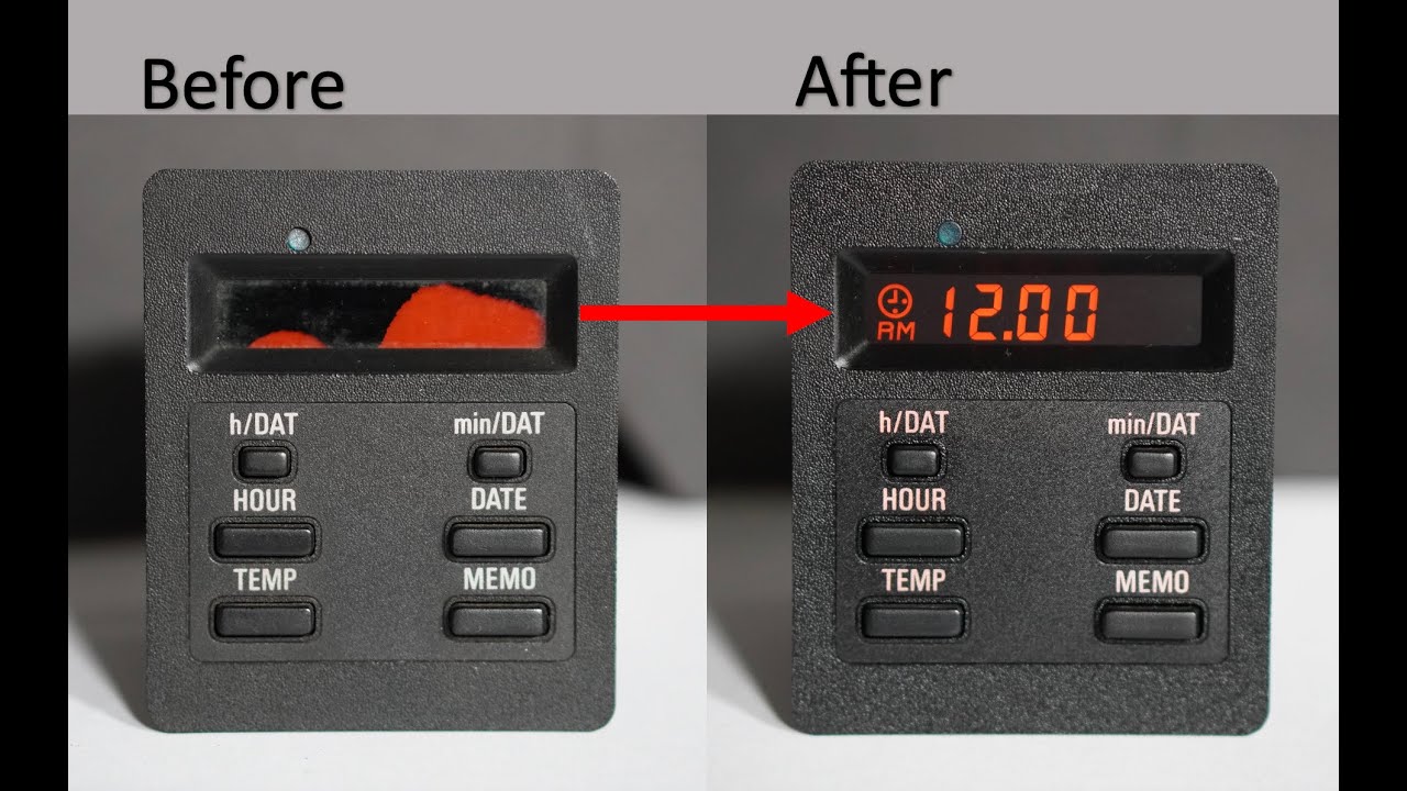 BMW E30 6 Button OBC Screen Repair Tutorial