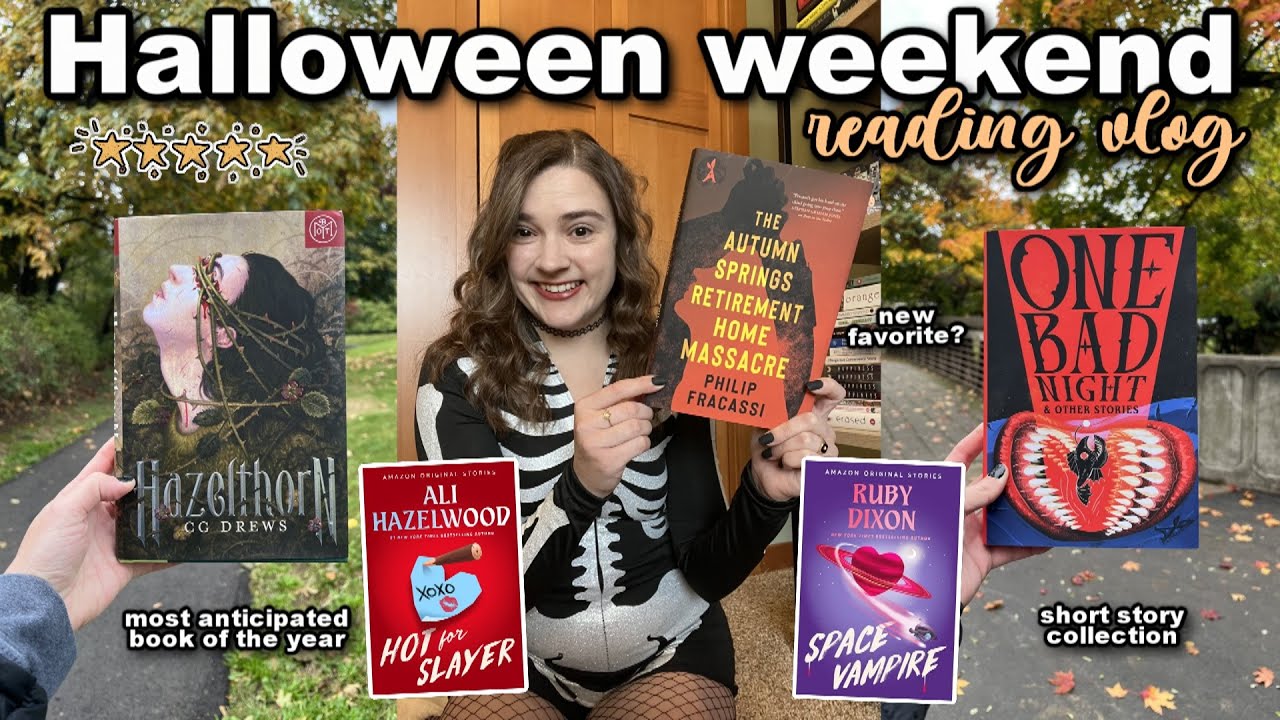 reading my most anticipated book of the year & reading an unexpected favorite 👻🕷️🕸️🎃 (reading vlog)