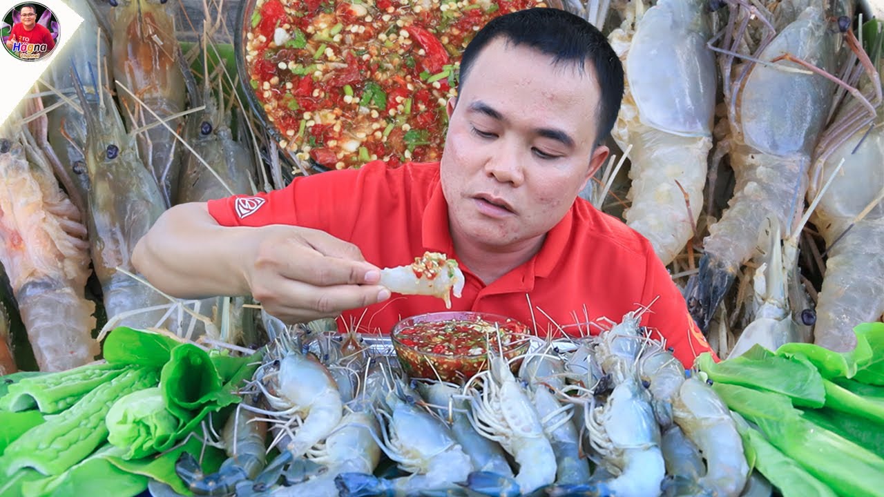 สดกว่านี้ก็มุดกินในน้ำแล้ว ซาชิมิกุ้งสด น้ำจิ้มตำมือรสเด็ด เนื้อแน่นแซ่บๆ สุดยอดคักหลาย