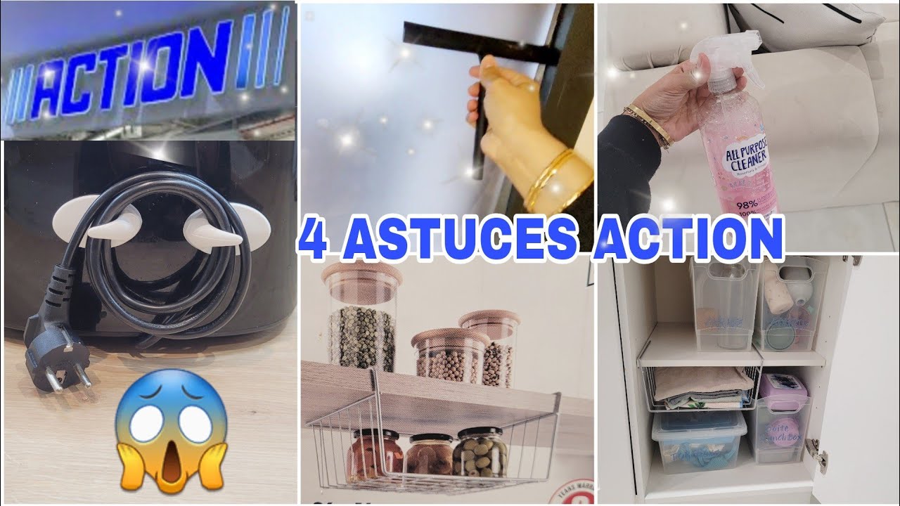 4 ASTUCES 100% ACTION💫 #astucesaction #testproduits #actionaddict #actionarrivage #arrivagesaction