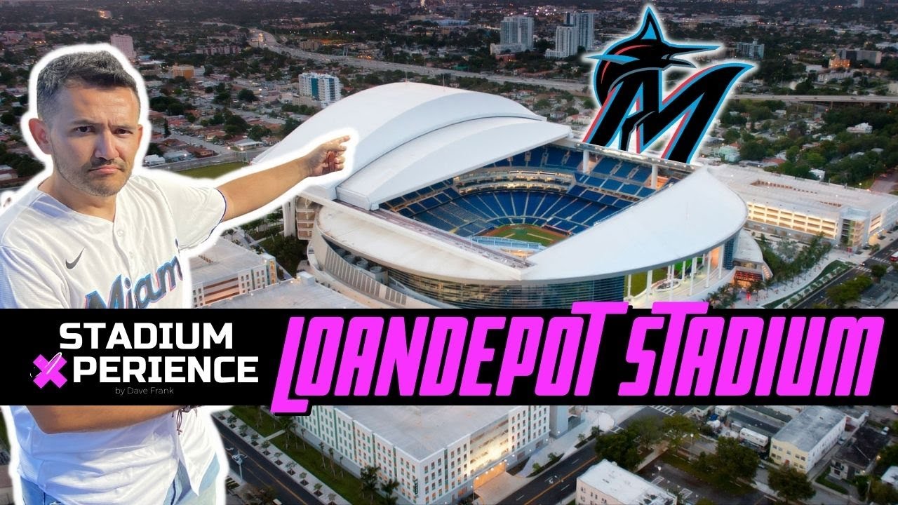 4K ⚾️ Loan Depot Park Stadium | Marlins VS San Diego Padres | MLB |