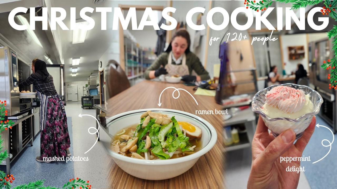 Cooking up a storm | feeding 120+ people + festive & fun......vlog 217