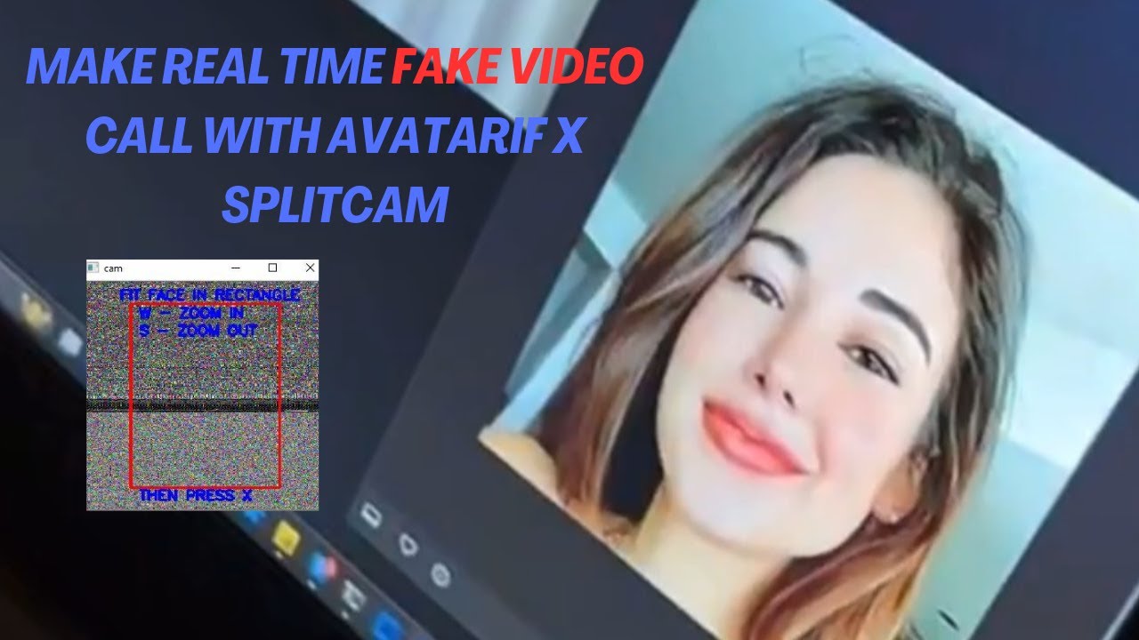 Make Realtime Prank/Fake Video Call with Avatarify x Splitcam
