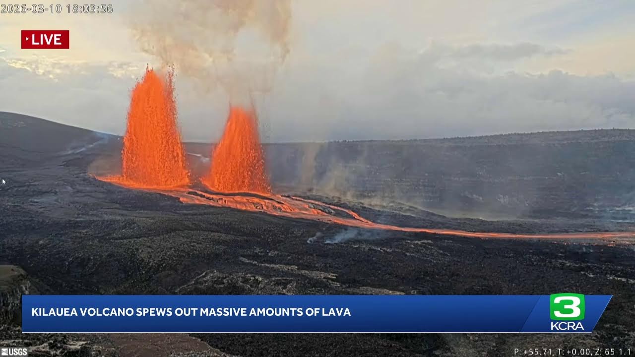 LIVE | Hawaii's Kilauea volcano spews out massive amounts of lava.