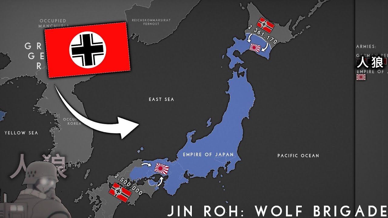 Jin Roh Wolf Brigade: Mapped With Army Sizes