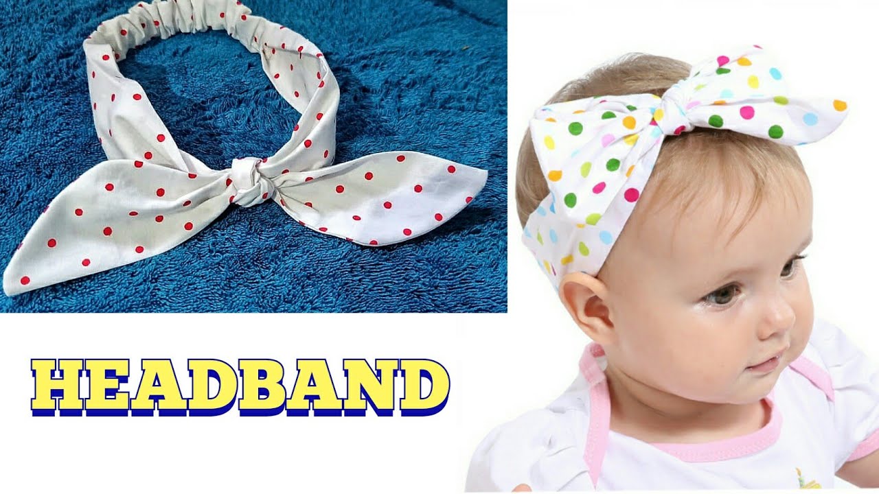 Cotton Cloth Headband | DIY Headband | Baby Hairband I easy headband l DIY fabric bow headband