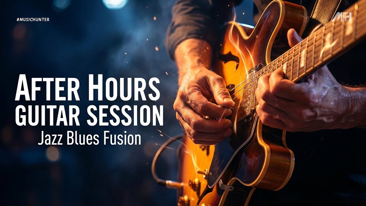 After Hours Guitar Session 🎸 Jazz Blues Fusion (Clean & Soulful)