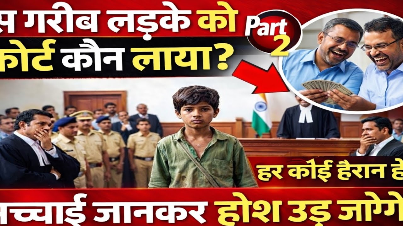 इस गरीब लड़के को कोर्ट कौन लाया? part2😱 सच्चाई जानकर होश उड़ जाएंगे #emotionalstory #hearttouching 