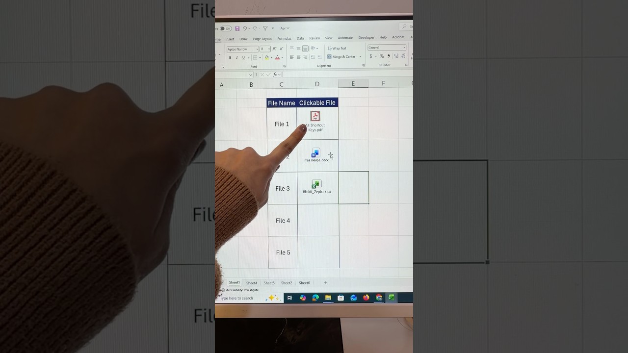 How to Add PDF and MS Word Files Inside an Excel File | Easy Trick 