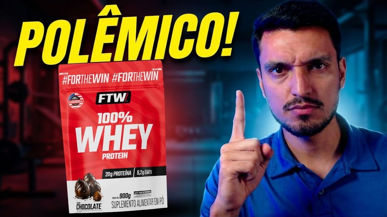 ❌Whey FTW &eacute; SEGURO? (Review HONESTO + POL&Ecirc;MICAS) 😱 Whey 100% FTW Vale a pena? &Eacute; Bom ou s&oacute; Barato?