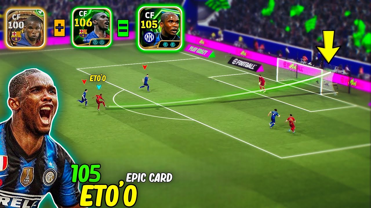 [Эпическая карта] Взрывное ускорение ETO’O + Феноменальное завершение = … ? 💀 [Лучший нападающий ...