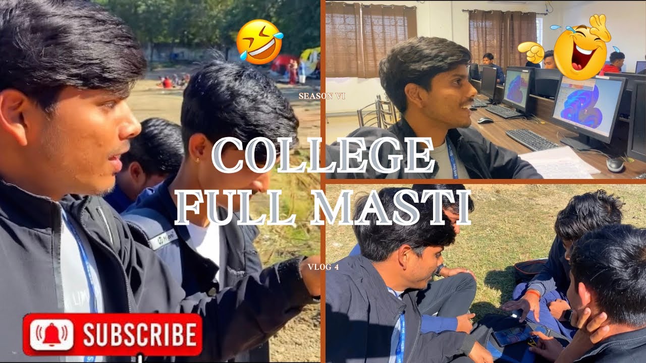 Attendance कम, मस्ती Full 🤣 | Real College Life Vlog 😍