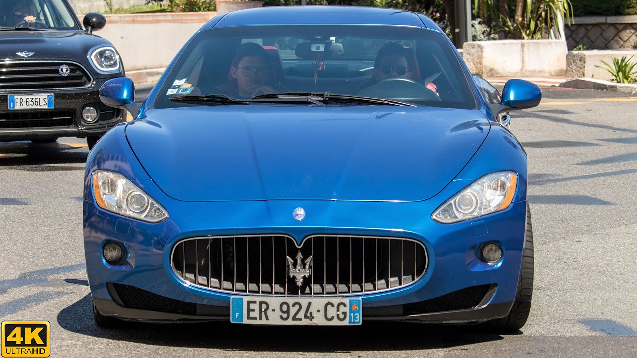 A collection of MASERATI GRANTURISMO in Monaco | 2020 4K