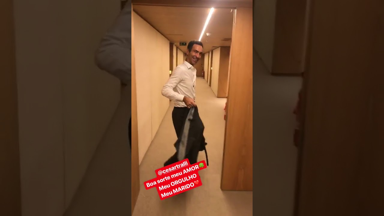 Ticiane Pinheiro deseja boa sorte a C&eacute;sar Tralli em sua estreia no JN