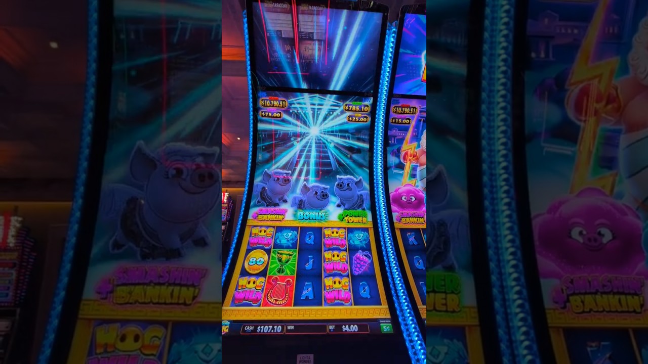 TRIPLE POP BONUS Power Pig 5¢ / $4 bet Peppermill Reno 