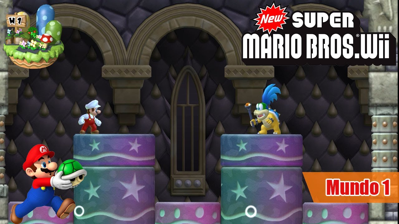 Guía New Super Mario Bros Wii |  Mundo 1