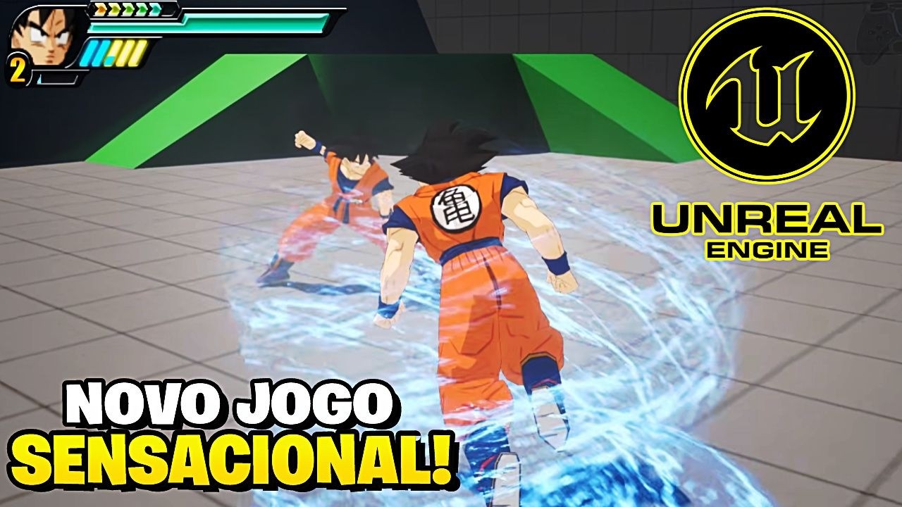 NOVO DRAGON BALL INCRÍVEL FEITO NA UNREAL ENGINE!
