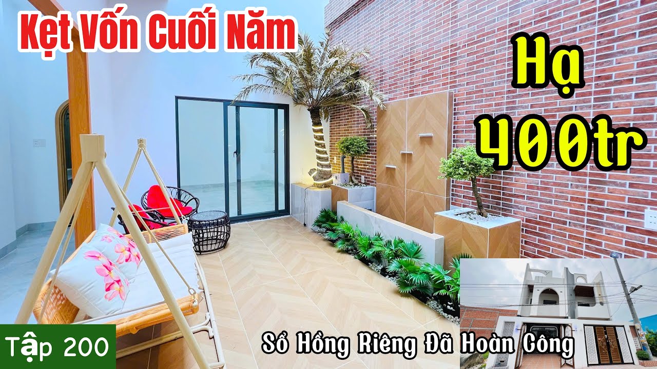 🏠 NHÀ MỚI ĐẸP CUỐI NĂM | 📕 Pháp Lý Chuẩn | Có Giếng Trời Thông Thoáng | Tập 200 #nhadep 