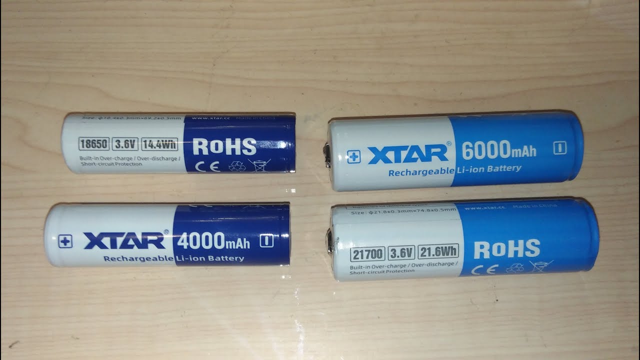 Тест аккумуляторов Xtar с емкостью 4000мАч и 6000мАч