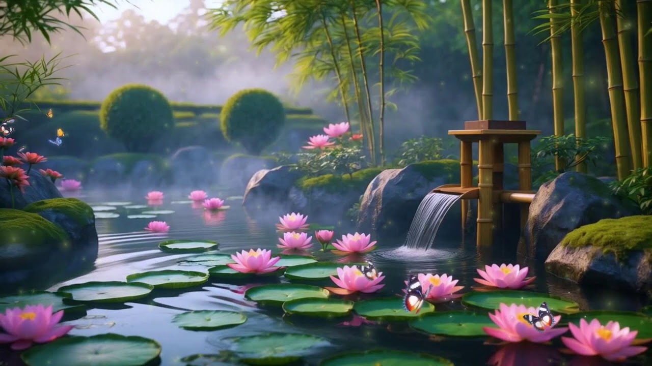 Calm Mind, Calm Body 🌿 Healing Water Sounds with Soothing Piano for Better Sleep