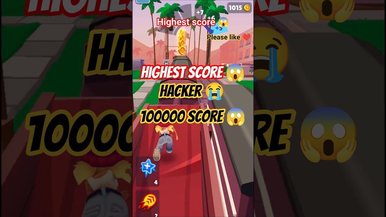 subway surfers highest score 😱| subway surfers 