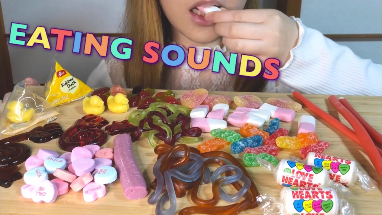 《Eating sounds/No talking》CANDY!色々なグミ、ラムネ!《字幕なし》