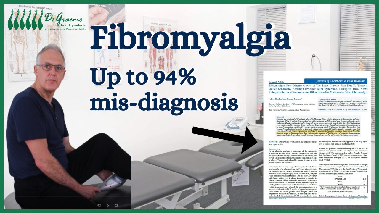 Fibromyalgia is commonly mis-diagnosed:  it may be something treatable?