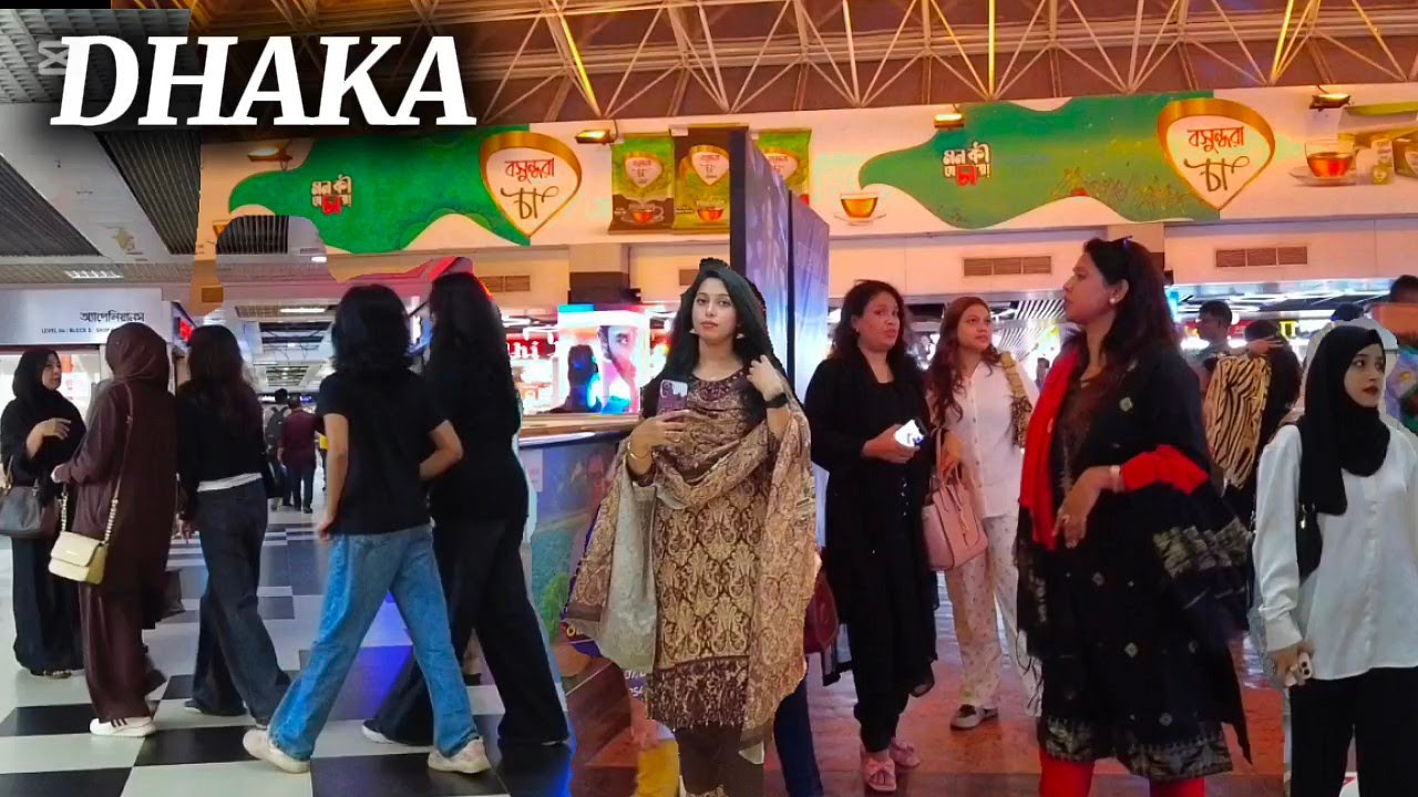 BASHUNDHARA,THE MOST BEAUTIFUL  AND POPULAR SHOPPING MALL IN BANGLADESH.UNCUT RAW WALKING TOUR 4K.