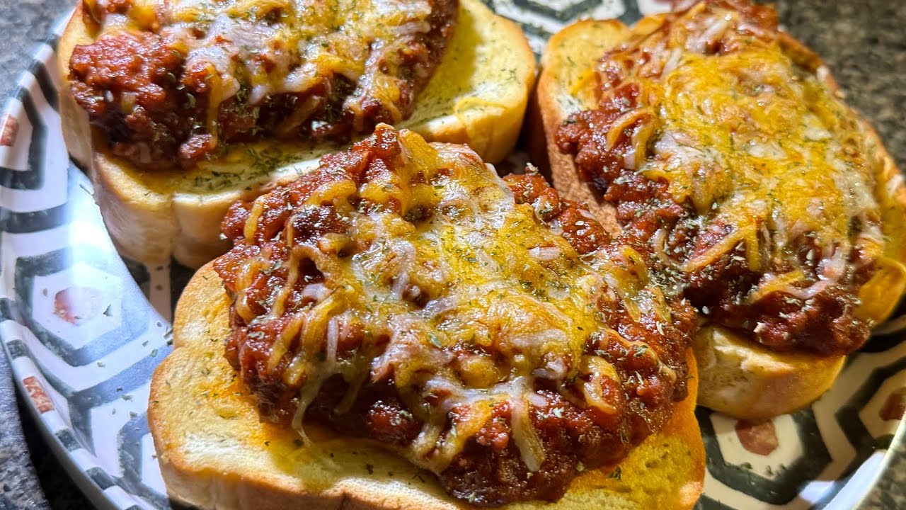 ЛЕГКИЙ УЖИН: ТЕХАССКИЕ ТОСТЫ SLOPPY JOES | РЕЦЕПТ ЛЕГКОГО УЖИНА#c