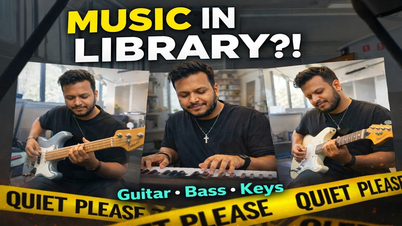 Turning a Public Library into a Music Studio 🎹🎸